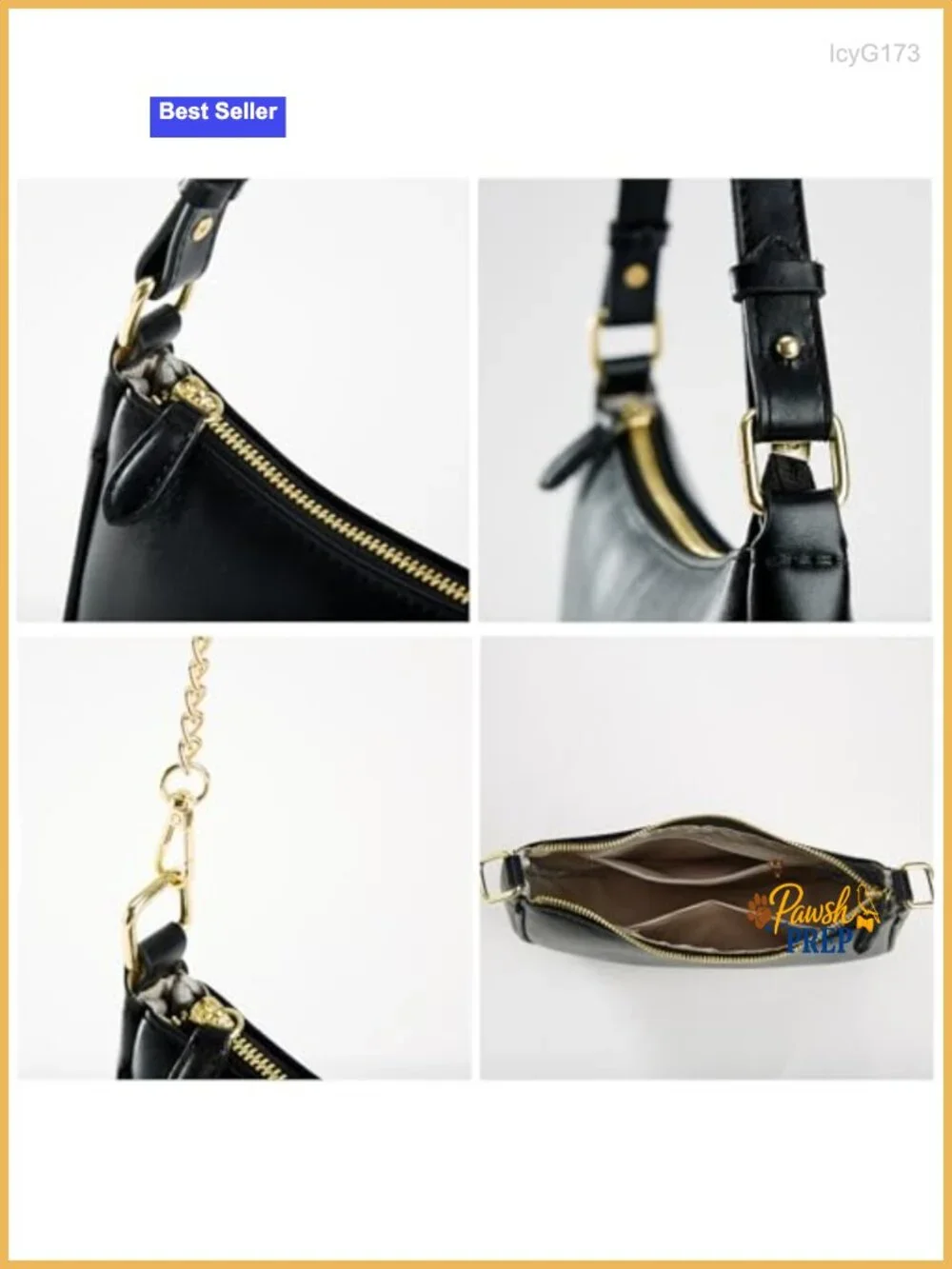 Women's Vegan Leather Hobo Shoulder Bag, Retro Tote Handbag with 2 Removable